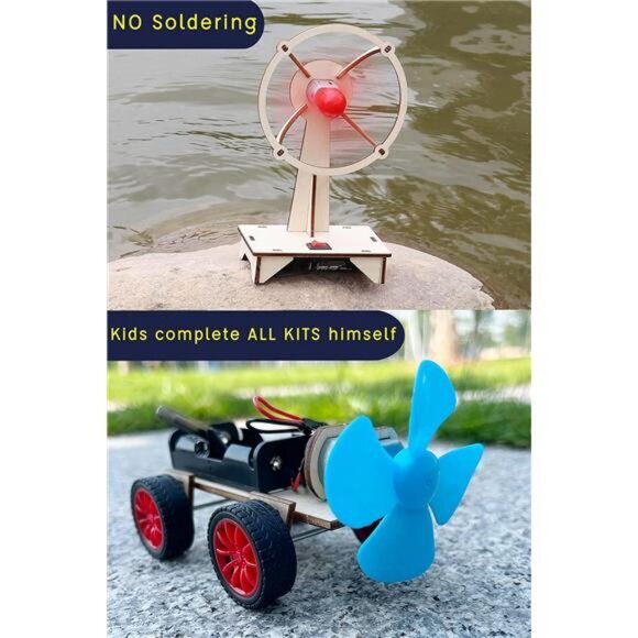 Kids STEM Science Kits Solar Power &‎ Electric Engineering Kit Toys Gifts - Picture 4 of 6